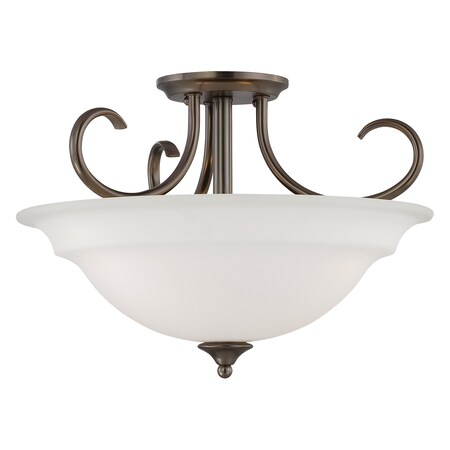Thomas Bella 16'' Wide 3Light Pendant, Oiled Bronze SL860715